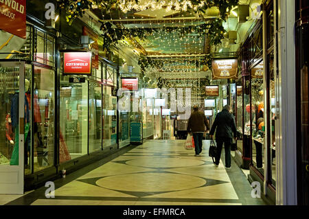 Piccadilly Arcade Birmingham Shopping mall Stockfoto