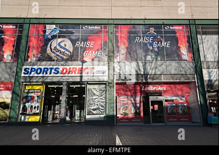 Sport direkt Sportbekleidung Händler Birmingham Stockfoto