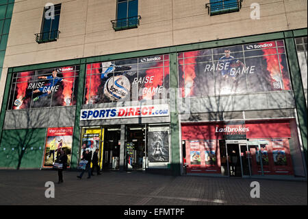 Sport direkt Sportbekleidung Händler Birmingham Stockfoto