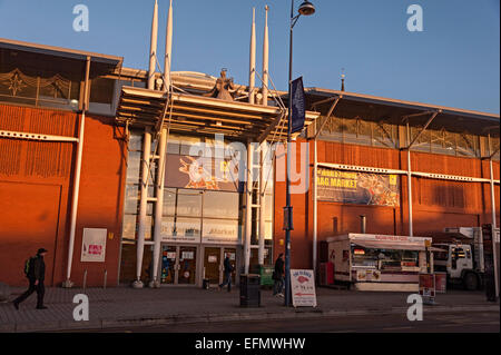 Outdoor-Märkte Birmingham uk im Rahmen einer Erweiterung und traditionellen Bereich der Bullring shopping centre Stockfoto