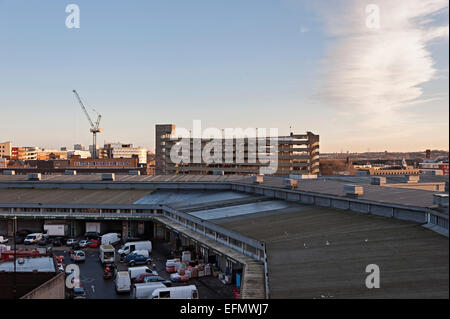Birmingham uk Stadt Stadtbild Mittelengland über die Märkte Stockfoto
