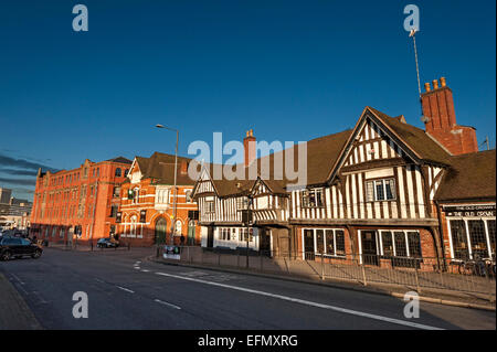 Alte Krone Pub Birmingham Digbeth, eines der ältesten Pubs in birmingham Stockfoto