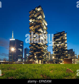 Bosco Verticale in Mailand. Stockfoto