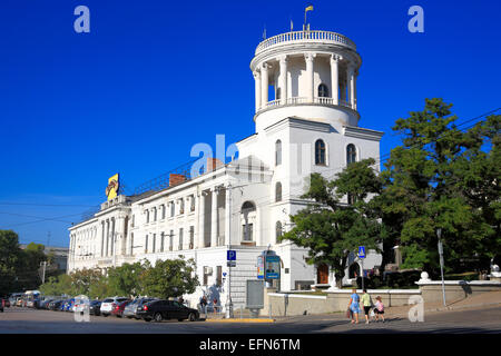 1950er Jahre Gebäude, Sewastopol, Krim, Ukraine Stockfoto