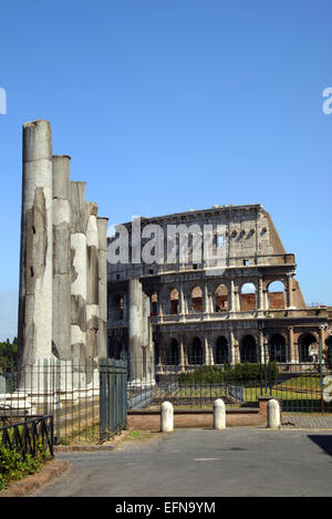 Blick Auf Das Kolosseum in Rom, Colosseo Stockfoto