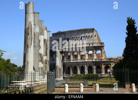 Blick Auf Das Kolosseum in Rom, Colosseo Stockfoto