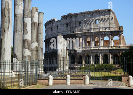 Blick Auf Das Kolosseum in Rom, Colosseo Stockfoto