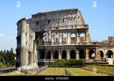 Blick Auf Das Kolosseum in Rom, Colosseo Stockfoto