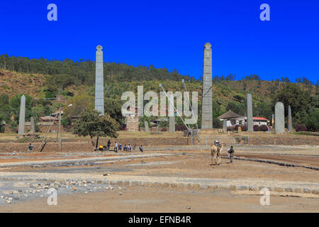 Northern Stelen Park, Axum, Tigray Region, Äthiopien Stockfoto