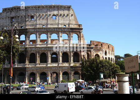 Blick Auf Das Kolosseum in Rom, Colosseo Stockfoto