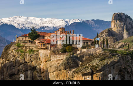 Großen Meteora-Kloster in der Anlage von Meteora, Griechenland. Stockfoto