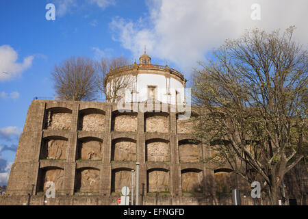 Augustinerkloster der Serra Pilar in Vila Nova De Gaia, Porto, Portugal. Stockfoto