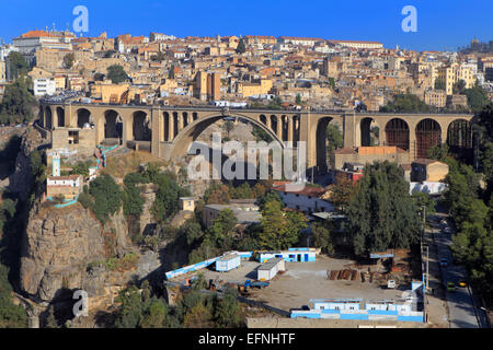 Pont Sidi Rached, Constantine, Algerien Stockfoto