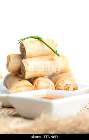 Thai Frühlingsrollen Stockfoto