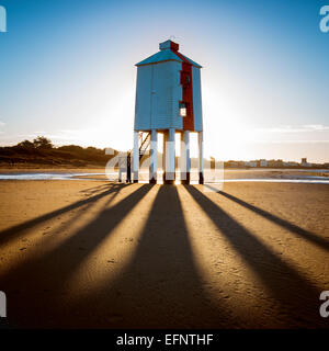 Burnham-on-Sea Leuchtturm, Somerset Stockfoto