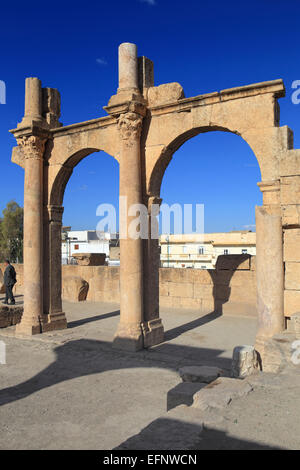 Frühchristliche Basilika (4. Jh.), Tebessa, Algerien Stockfoto