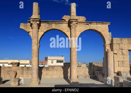 Frühchristliche Basilika (4. Jh.), Tebessa, Algerien Stockfoto