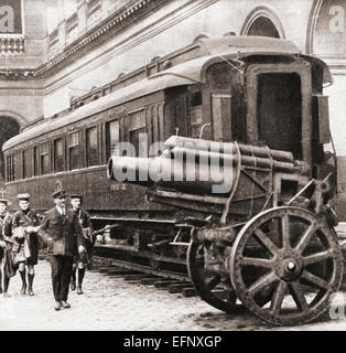 Der Eisenbahnwagen, die der Waffenstillstand Ende Weltkrieg, 11. November 1918 unterzeichnet wurde. Stockfoto