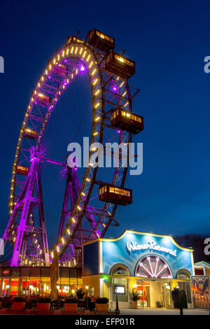 Riesenrad - Wiener Riesenrad im Prater, Vienna Stockfoto