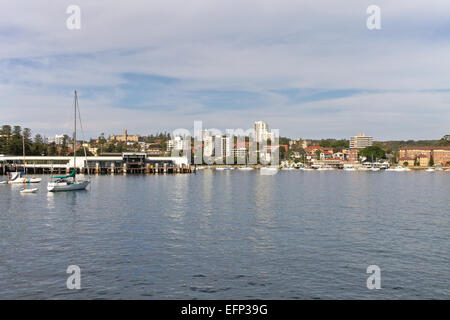 Manly Beach Fährhaus in Sydney, Australien Stockfoto