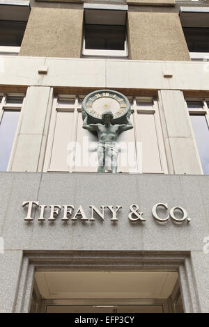 Tiffany & Co, shopping Stockfoto