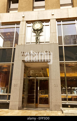 Tiffany & Co Shop Eingang Stockfoto