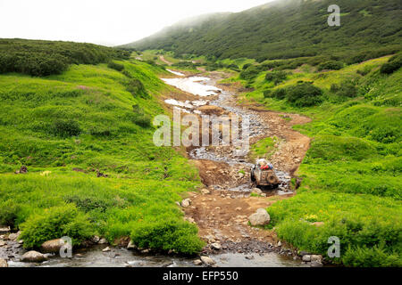 Bergfluss, Kamtschatka, Russland Stockfoto