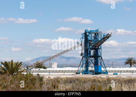 Saline in der Stadt Santa Pola Stockfoto