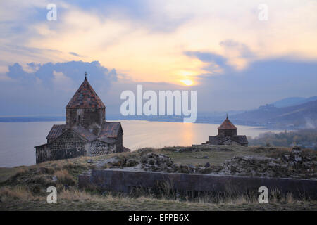 Sevanavank Kloster, Sewan-See, Provinz Gegharkunik, Armenien Stockfoto