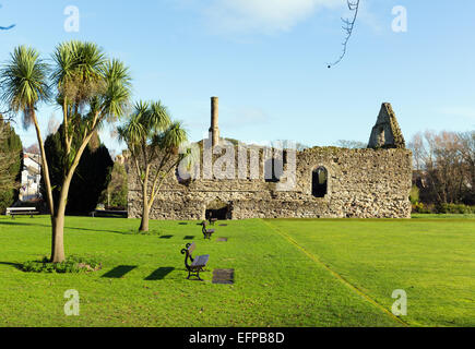 Polizisten Haus einen historischen Denkmalschutz ich Norman Wohnung in Christchurch Dorset England UK Stockfoto