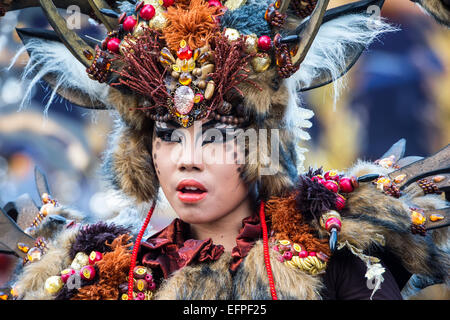 Jember Fashion Festival und Karneval, Ost-Java, Indonesien, Südostasien, Asien Stockfoto