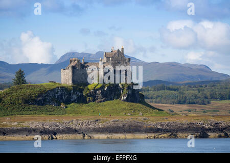 Duart Castle, Mull, Inneren Hebriden, Schottland, Vereinigtes Königreich, Europa Stockfoto