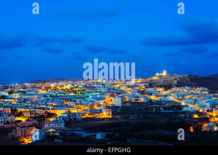 Il-Kastell Zitadelle, Victoria (Rabat), Insel Gozo, Malta, Mittelmeer, Europa Stockfoto