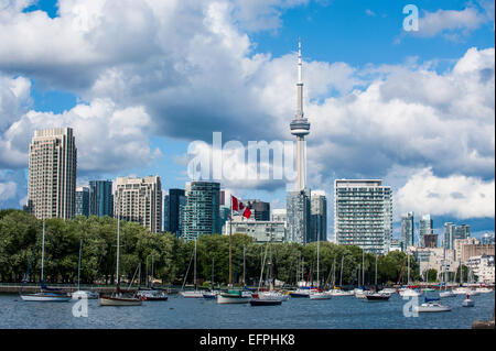 Die Skyline von Toronto, Ontario, Kanada, Nordamerika Stockfoto