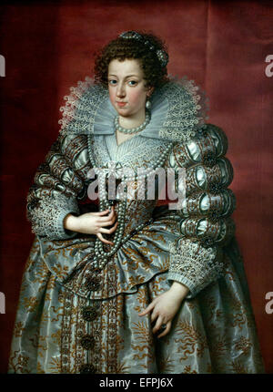 Königin Anne von Österreich 1616 Frans Pourbus 1569-1622 flämischen Belgien Belgien Stockfoto