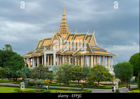 Mondschein Pavillon, Königspalast, Phnom Penh, Kambodscha, Indochina, Südostasien, Asien Stockfoto