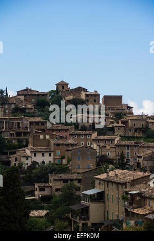 Deia ist ein Litle Dorf in das Tramuntana-Gebirge auf der Nord-West Küste von Mallorca Stockfoto