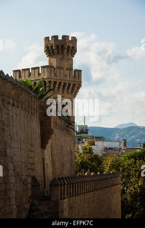 Die Altstadt von Palma ist eine mittelalterliche befestigte Stadt Stockfoto