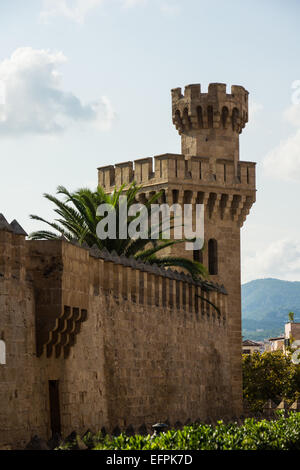 Die Altstadt von Palma ist eine mittelalterliche befestigte Stadt Stockfoto