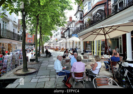 Die Pantiles, Tunbridge Wells. Stockfoto