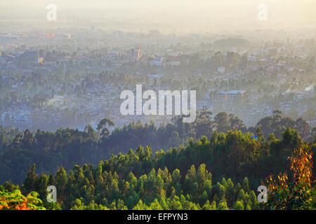 Blick vom Mount Entoto in der Nähe von Addis Abeba, Äthiopien Stockfoto