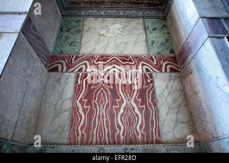 Innenraum der Hagia Sophia, Istanbul, Türkei Stockfoto
