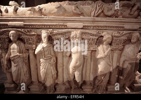 Alexander Sarcophagus (4. Jh. v. Chr.), Istanbul Archäologie Museen, Istanbul, Türkei Stockfoto