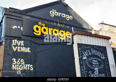 Die Garage Nachtclub Gebäude in Glasgow, Schottland Stockfoto