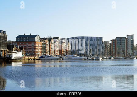 Neptun Quay, Ipswich, Suffolk, UK. Stockfoto