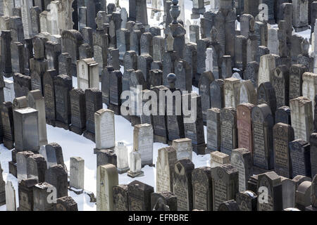 Washington-Friedhof ist eine alte, historische, überwiegend jüdischen Beerdigung Boden in Brooklyn, New York, USA. Der Friedhof stammt bac Stockfoto