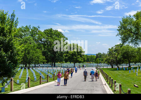 Wochen fahren auf dem Arlington Nationalfriedhof Arlington, Virginia, USA Stockfoto