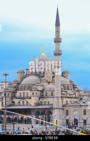Neue Moschee oder Yeni Cami (1665), Istanbul, Türkei Stockfoto