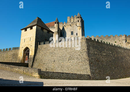 Beynac Schloss Beynac-et-Cazenac, Frankreich Stockfoto