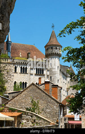 Notre Dame Chapel, Rocamadour, Frankreich Stockfoto